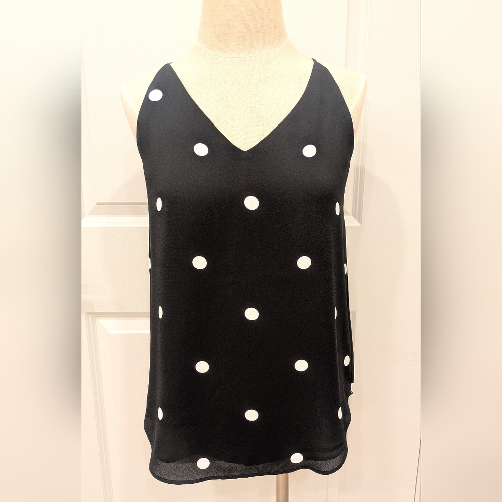 LOFT Polka Dot Tank Top